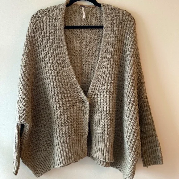 Free People Breeze Knit Slouchy Sweater Cardigan - Picture 6 of 13